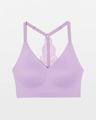 Racerback Bralette with Lace Back click to view larger image.