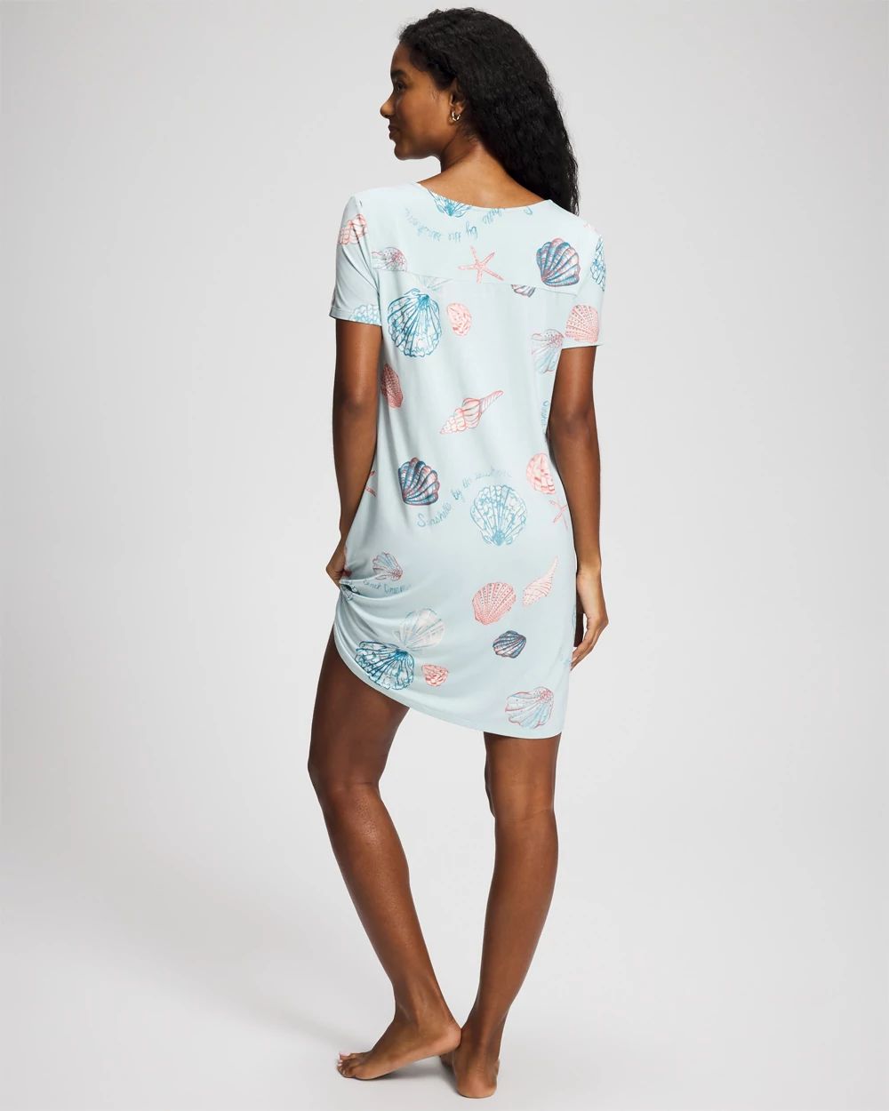 Cool Nights Short Sleeve Scoop Neck Sleepshirt