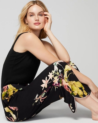 Cropped Pajama Pants