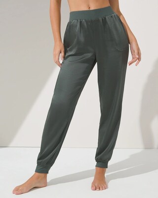 Satin Jogger Pants