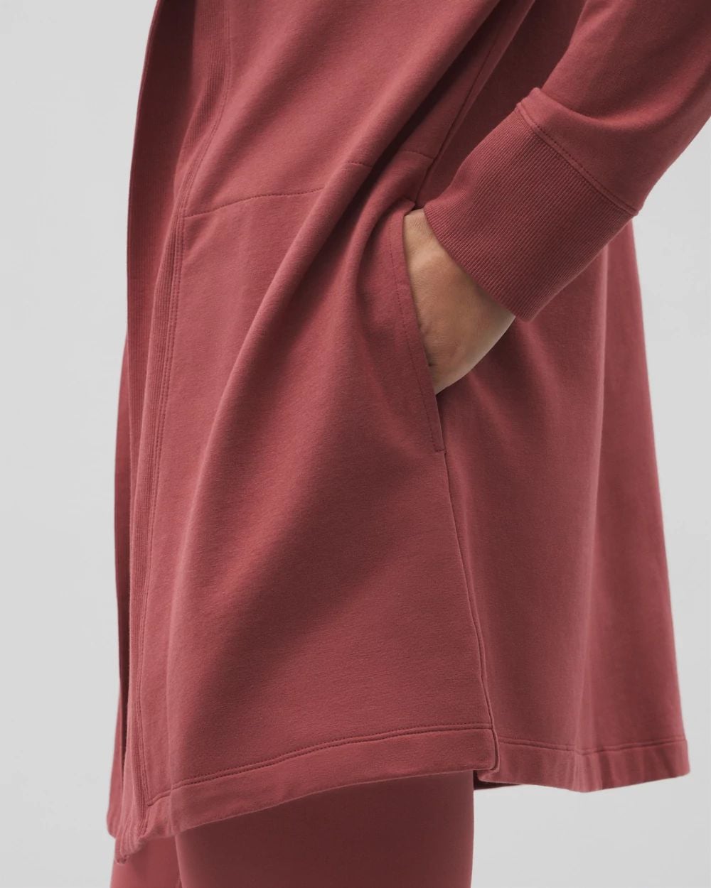 Essential Terry Hooded Wrap click to view larger image.