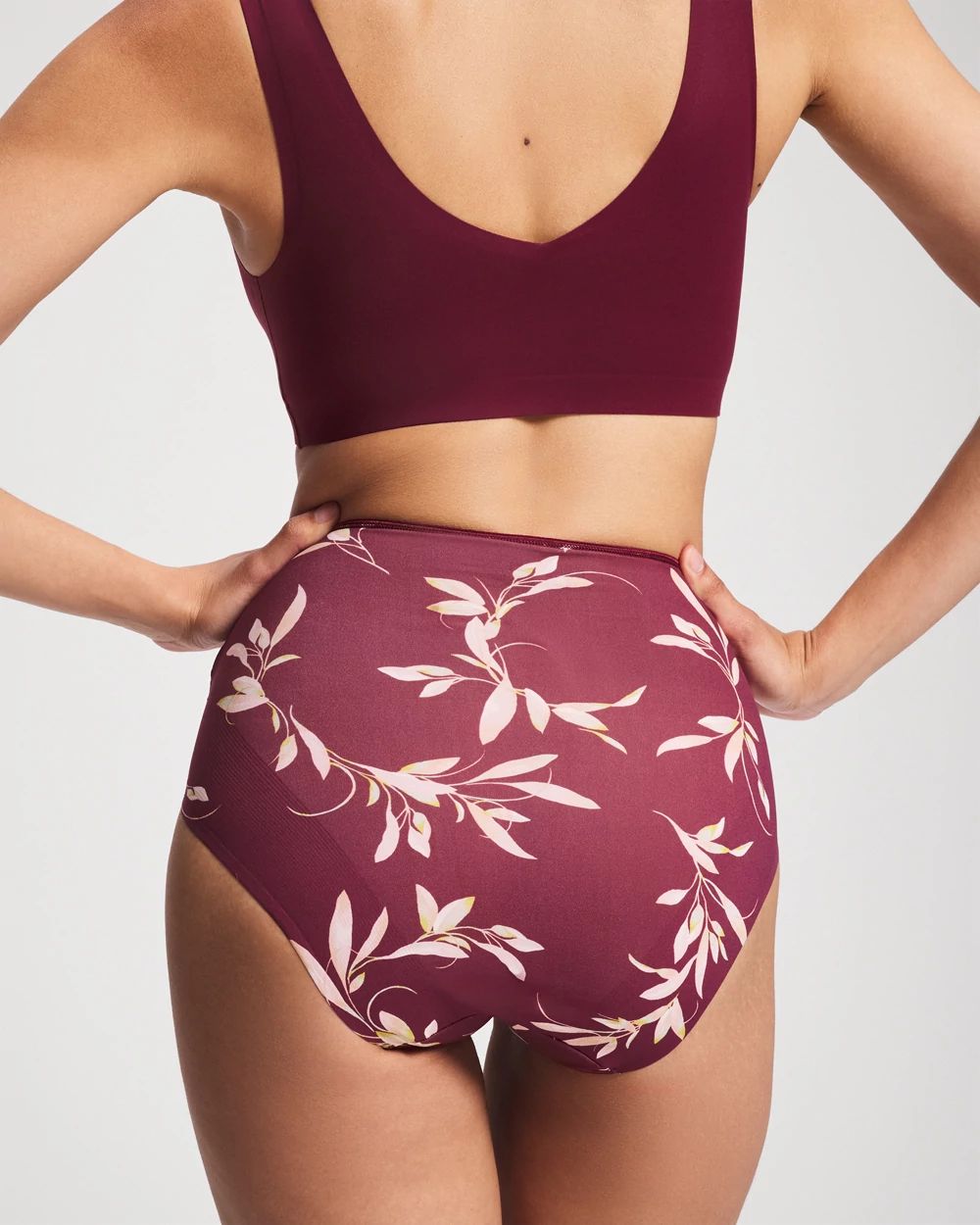 Vanishing Tummy High-Waist Brief Panty with Lace