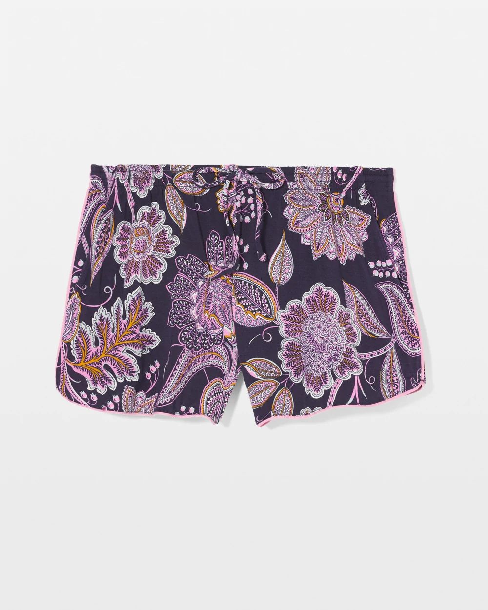 Cool Nights Printed Pajama Shorts