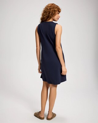 Cotton Sleeveless Tee Dress click to view larger image.