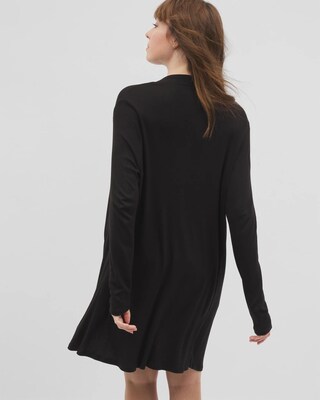 Lightweight Rib Knit Long Sleeve Wrap click to view larger image.