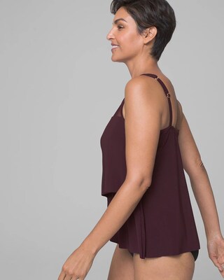 Illusionists Mirage Layered Tankini Swim Top