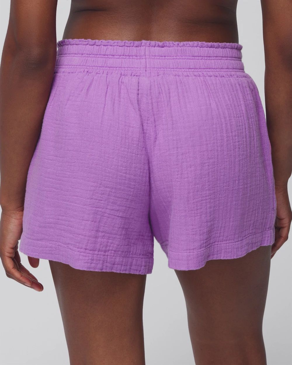 Cotton Gauze Pajama Shorts