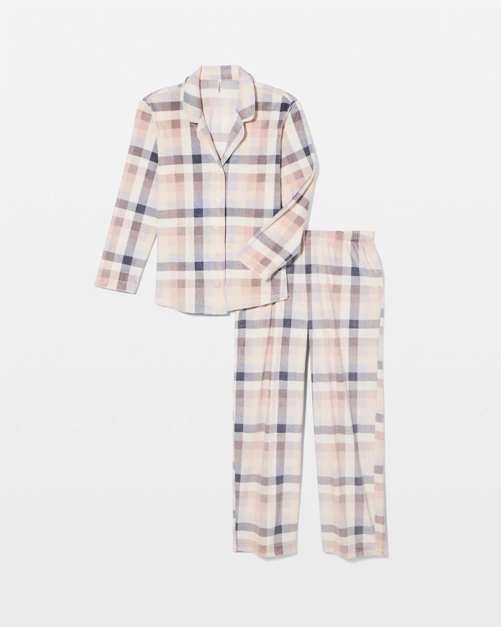 Microfleece Long Sleeve Pajama Set