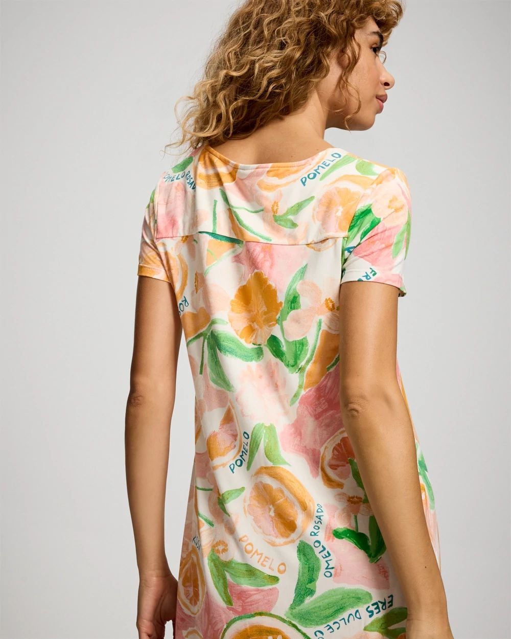 Cool Nights Short Sleeve Scoop Neck Sleepshirt