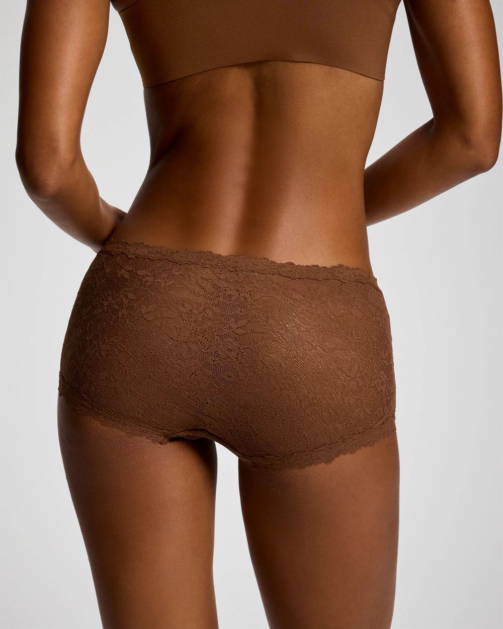 Perfect Lace Boyshort Panty click to view larger image.