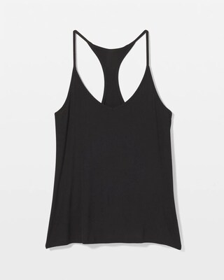 Lightweight Rib Knit Pajama Cami click to view larger image.