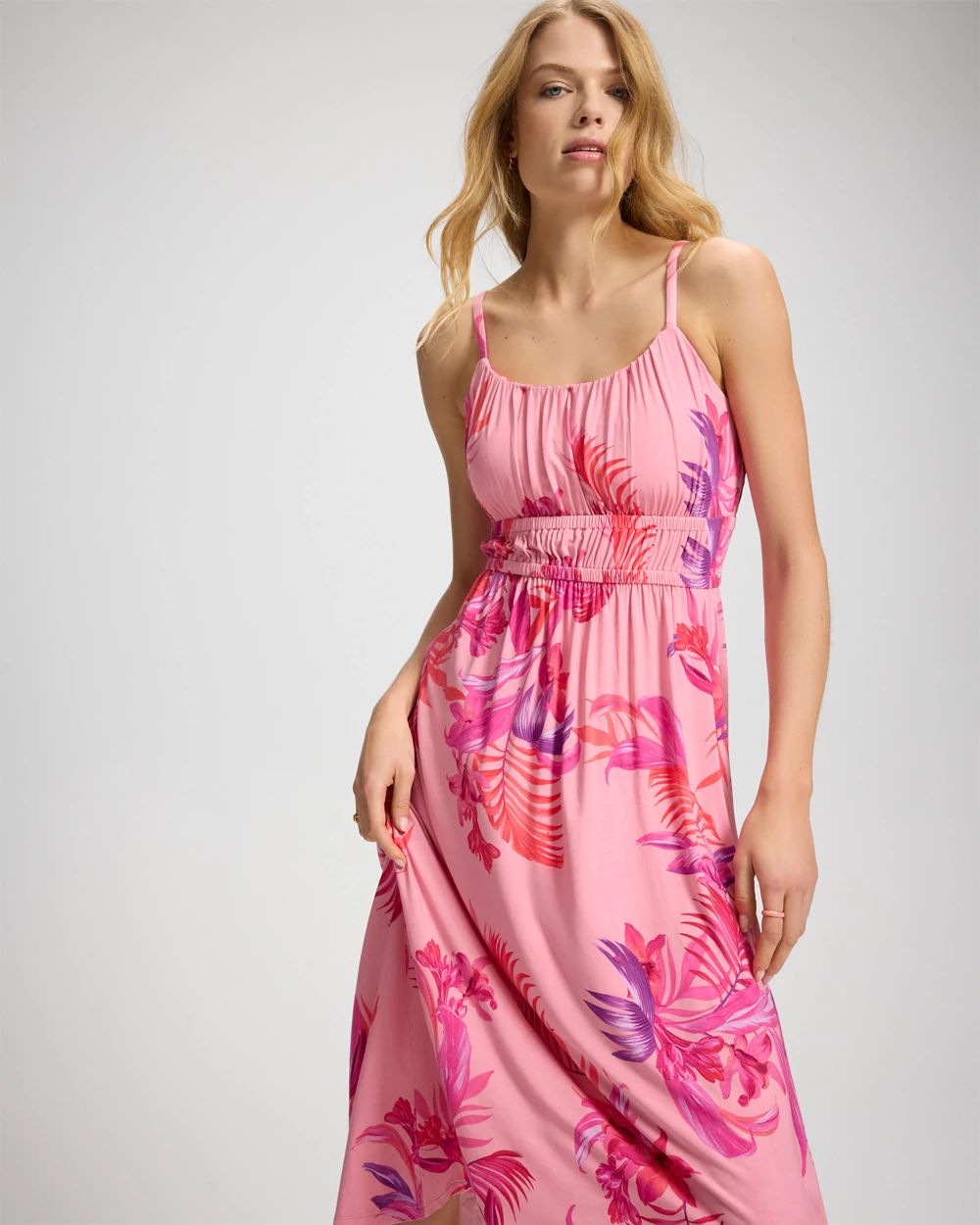Soft Jersey Paradiso Midi Bra Dress