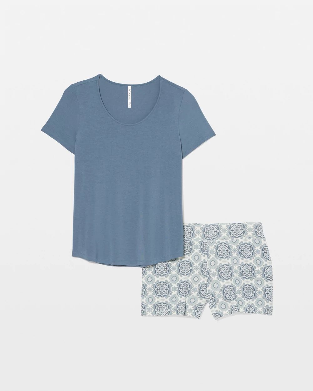 Cool Nights Short Sleeve and Short Pajama Set