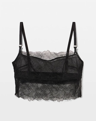Fine Line Lace Unlined Bralette click to view larger image.