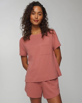 Short-Sleeve Pocket Pajama Tee