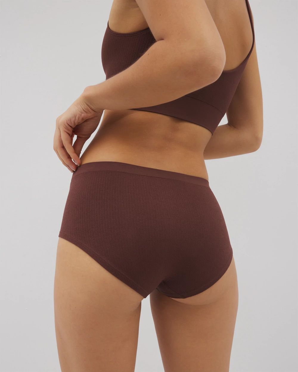 Seamless Rib Boyshort Panty click to view larger image.