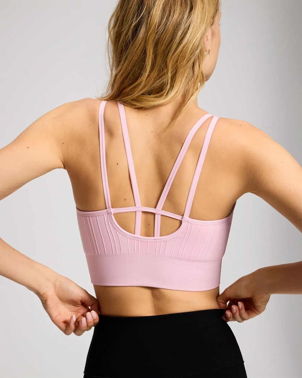 Seamless Bra With Strappy Back