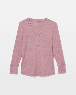 Long-Sleeve Pajama Henley click to view larger image.