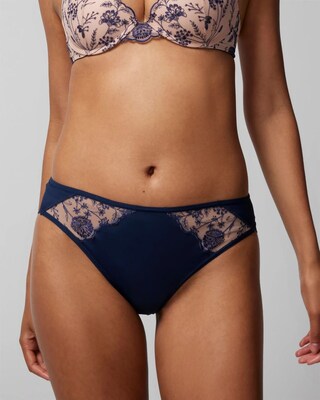 Cheeky Hipster Panty with Wildflower Embroidery