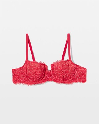 Soma Balconette Unlined Bra with Lace click to view larger image.