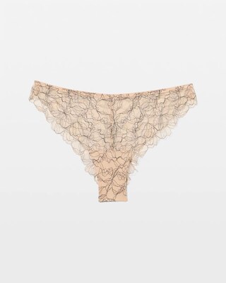 Fine Line Lace Tanga Panty click to view larger image.