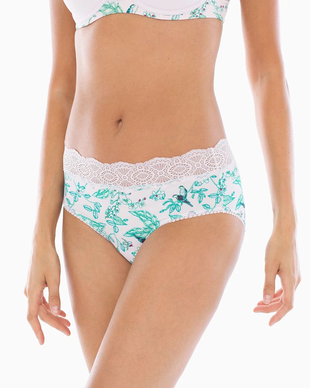 Super Soft Geo Lace Hipster