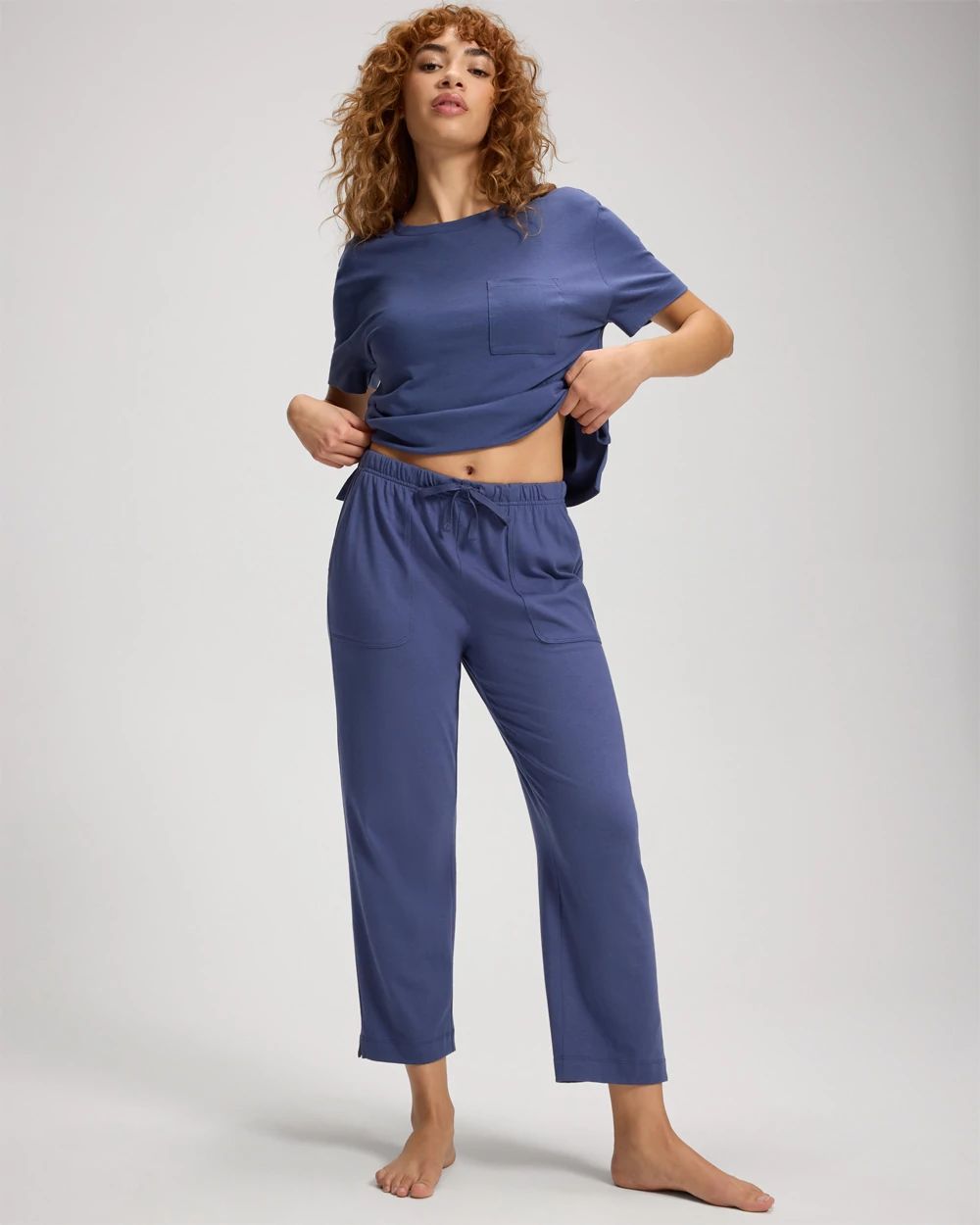 Most Loved Cotton Crop Pajama Pants
