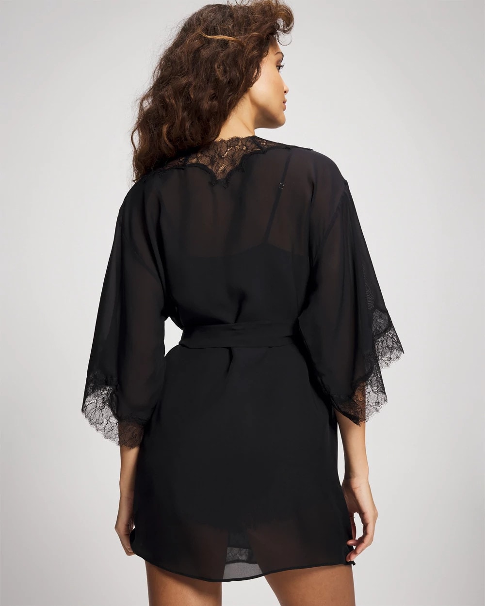 Silk Chiffon Robe