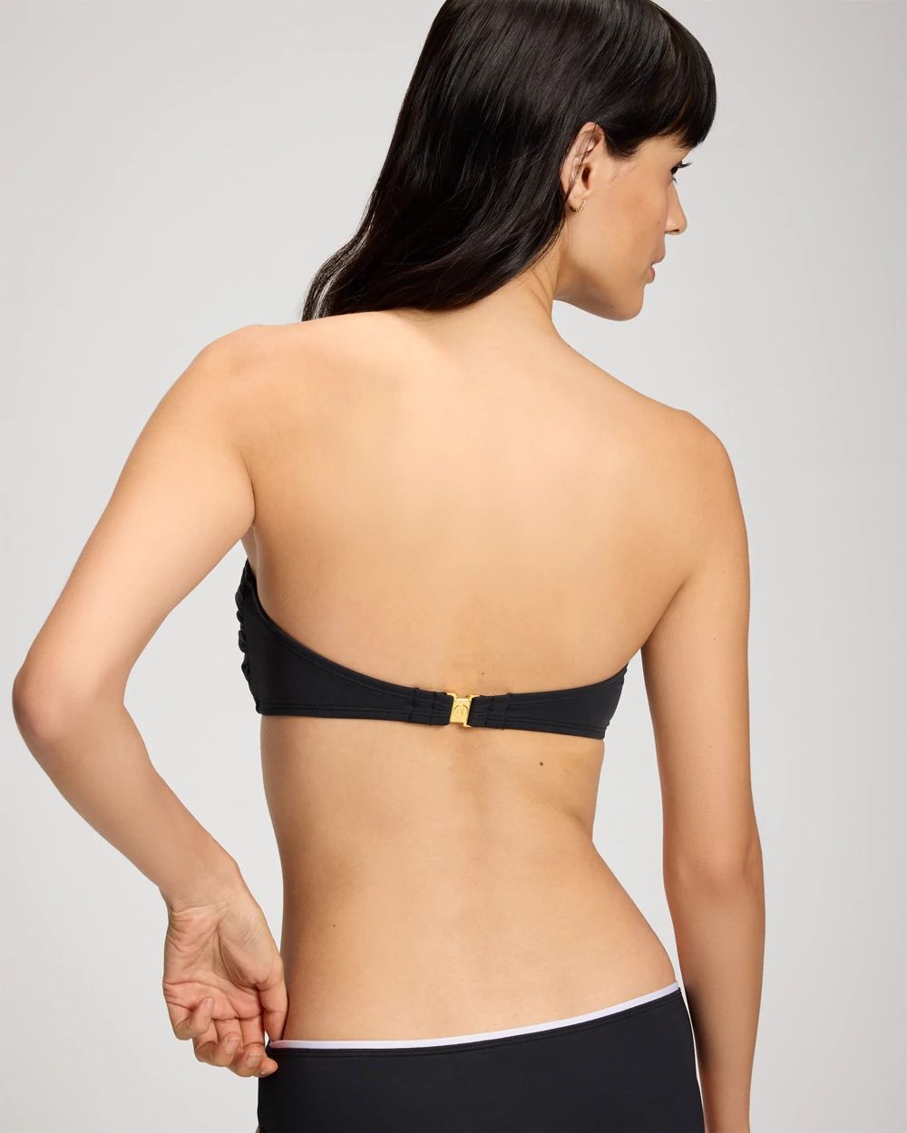 Ahoy Captain Bandeau Bikini Swim Top click to view larger image.