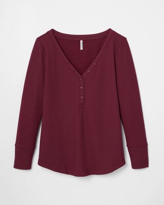 Long-Sleeve Pajama Top