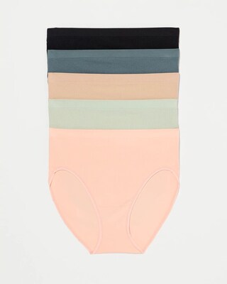 Rib High-Leg Panty 5 Pack