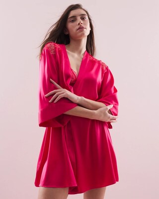 Silk Short Robe click to view larger image.