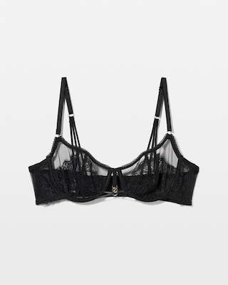 Ethereal Embroidery Unlined Balconette Bra click to view larger image.