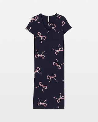 Short Sleeve Long Sleepshirt click to view larger image.