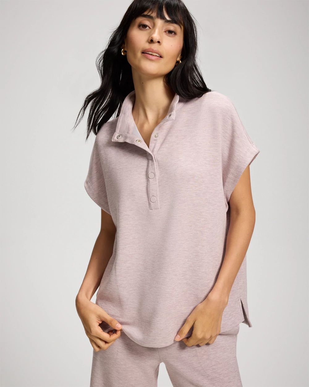 Modern Modal Quarter-Zip Short Sleeve