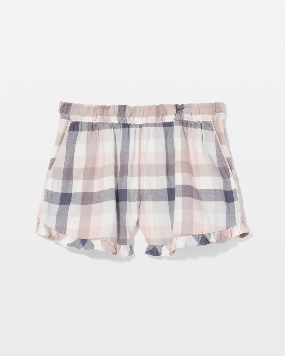 Super Soft Ruffle Pajama Short click to view larger image.