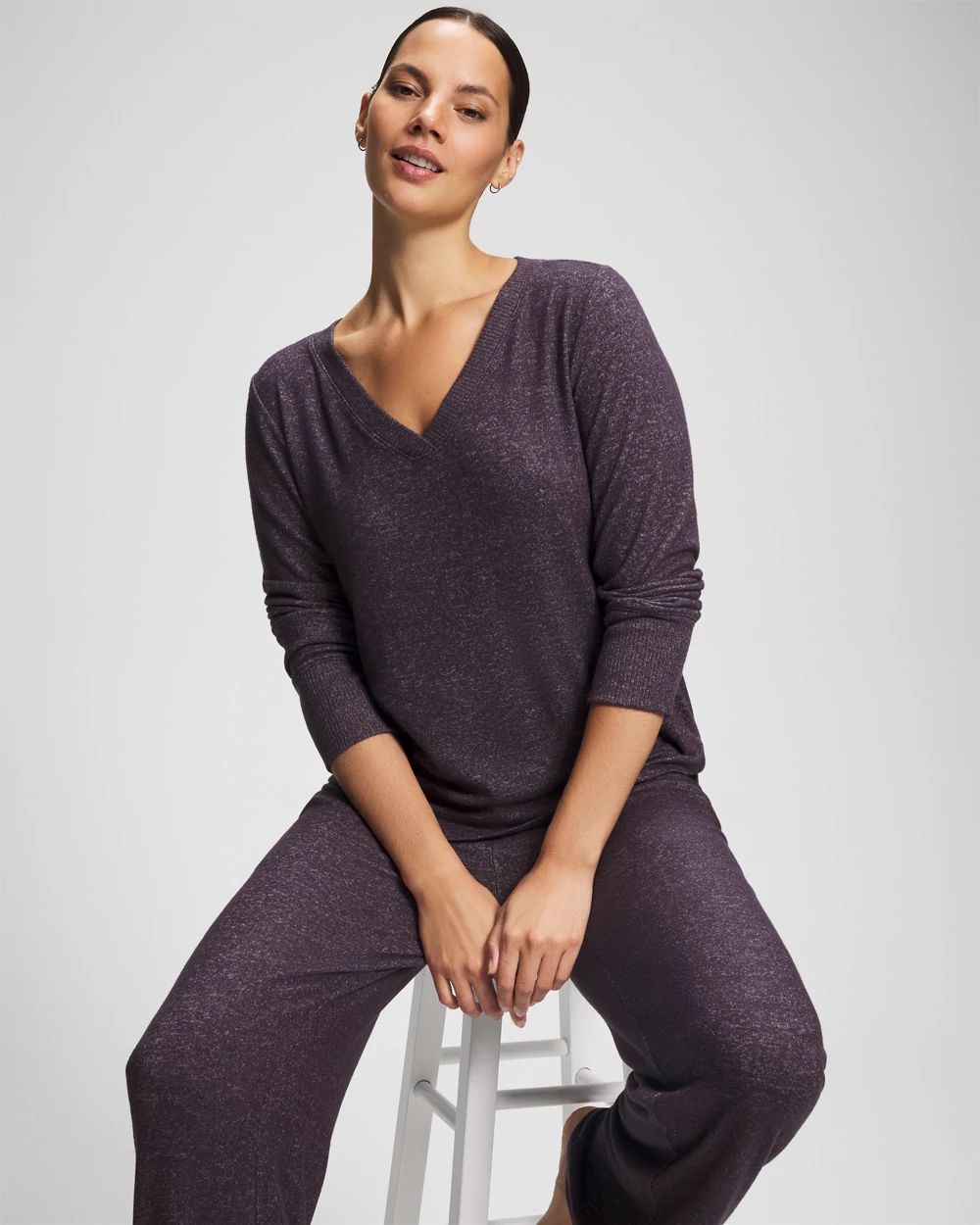 CozyLuxe Long Sleeve Pajama Tee