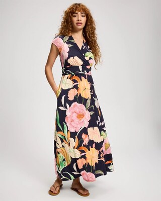 Serenity Cap Sleeve Maxi Bra Dress
