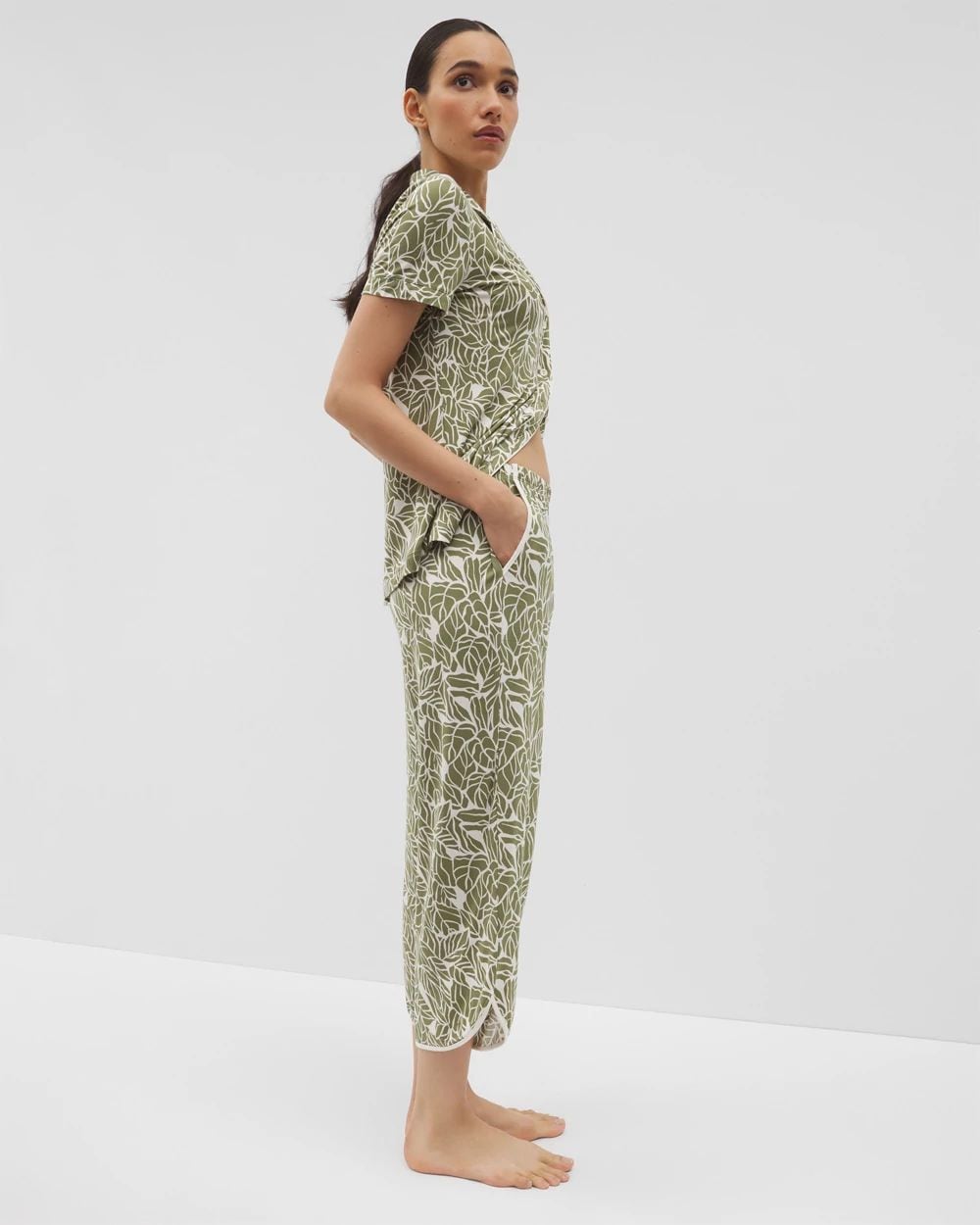 Cool Nights Crop Pajama Pant