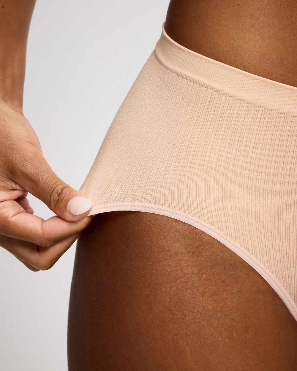 Seamless Rib High-Leg Panty