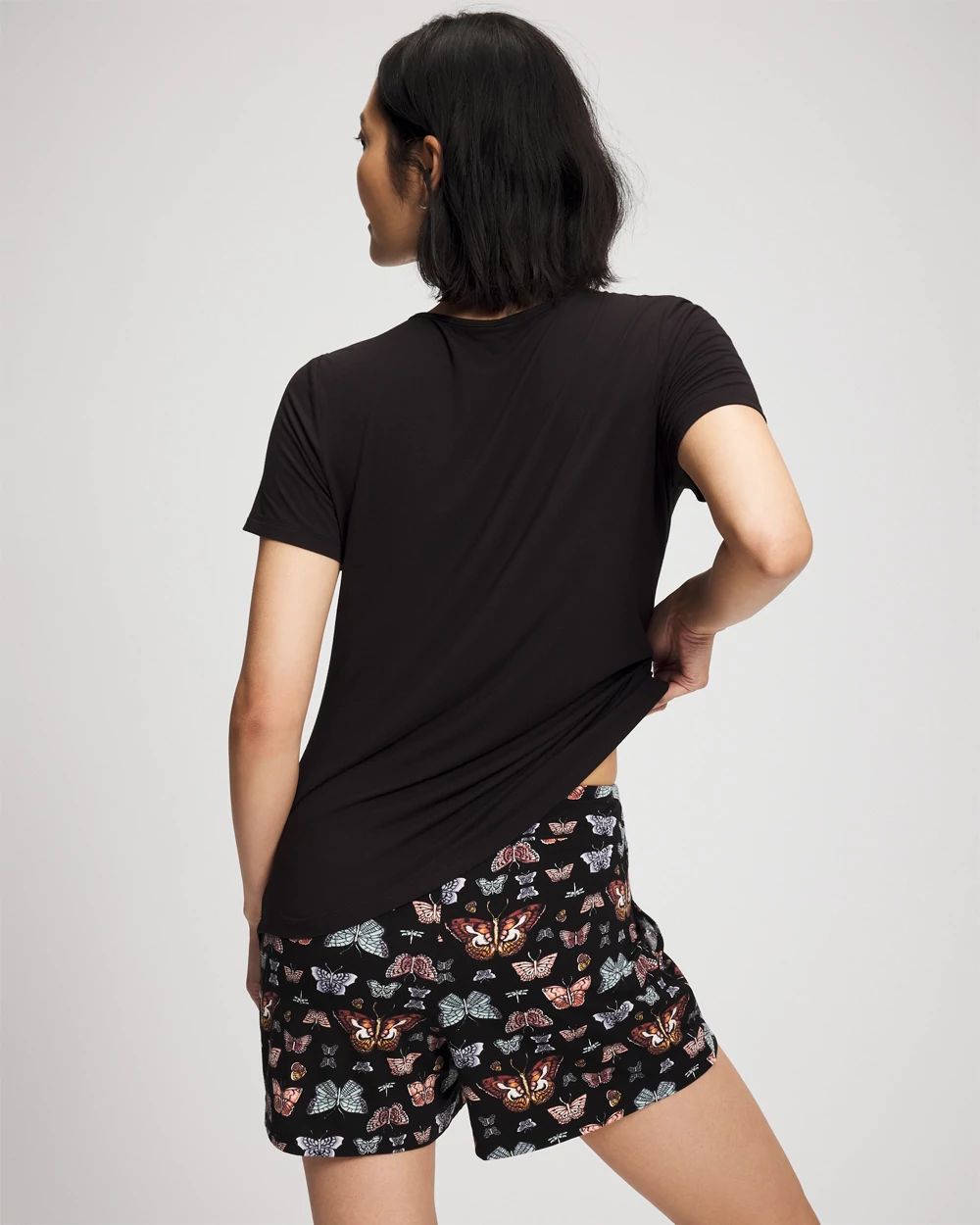 Cool Nights Short Sleeve and Short Pajama Set