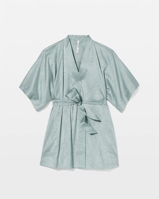 Jacquard Short Robe click to view larger image.