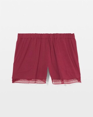 Geo Lace Pajama Short click to view larger image.