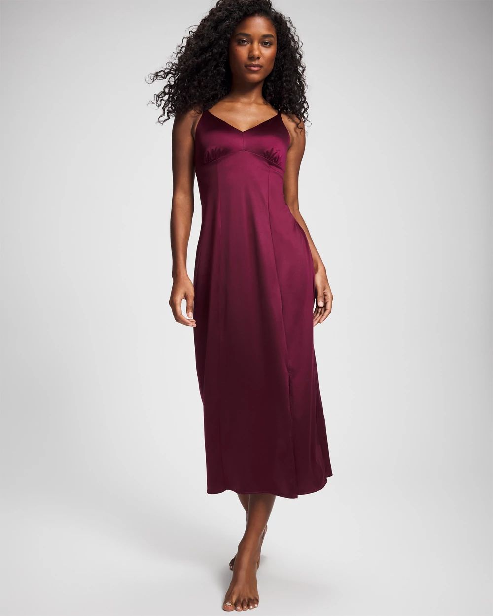 Stretch Luster Knit Gown