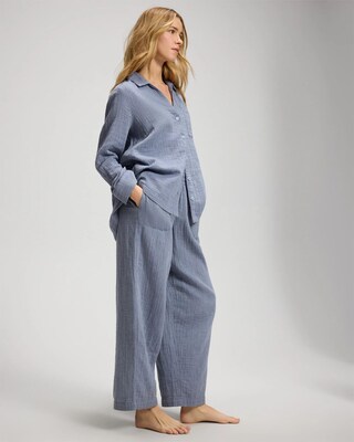 Cotton Gauze Pajama Pant click to view larger image.
