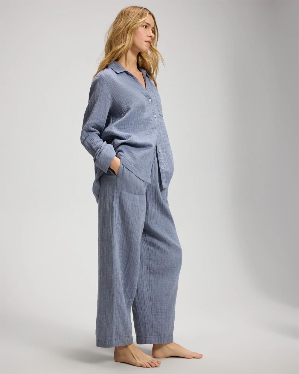 Cotton Gauze Pajama Pant