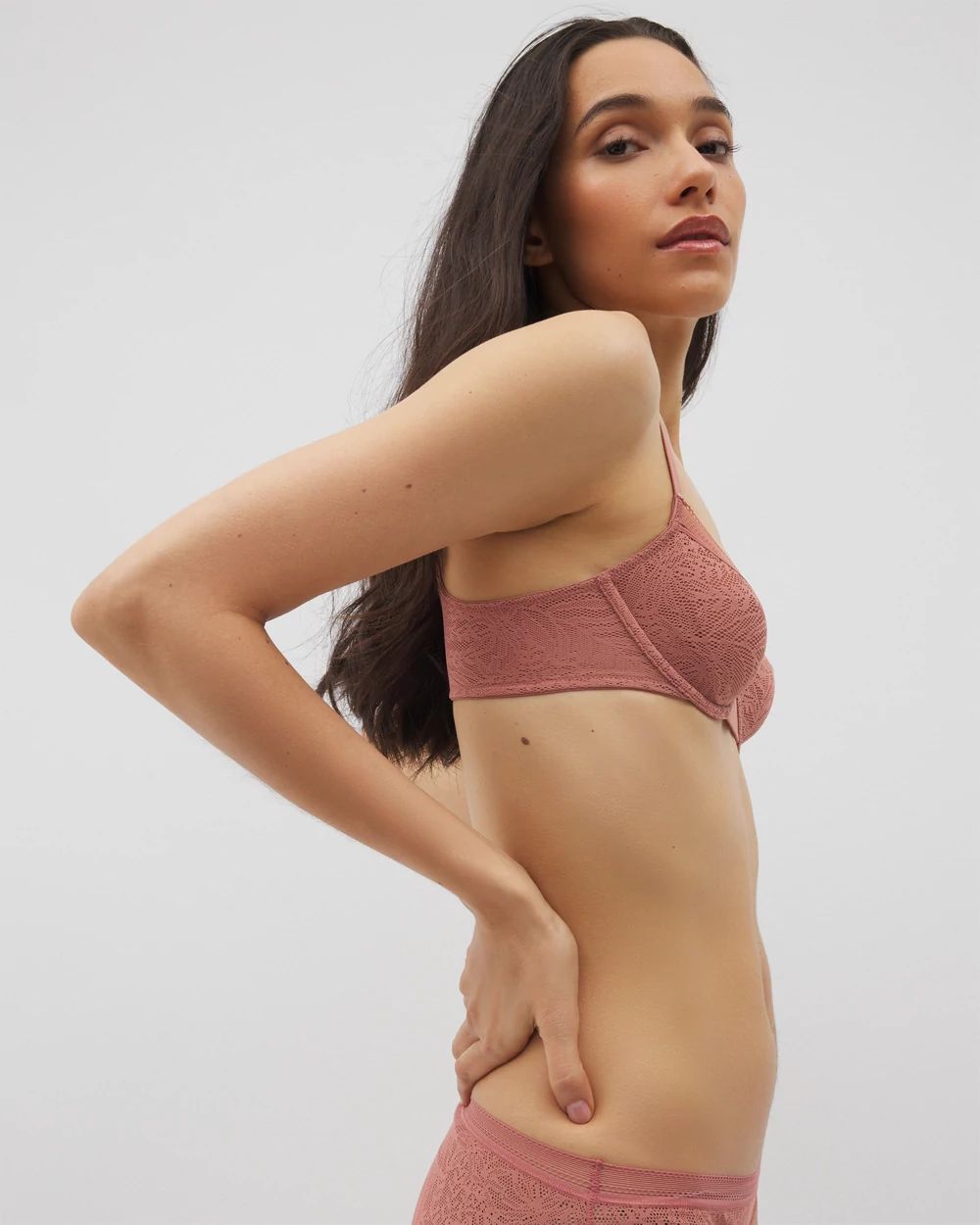 Soma Unlined Balconette Bra with Stretch Lace