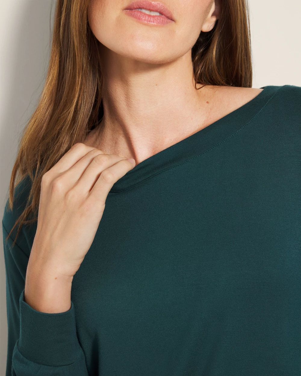 Sunday Long-Sleeve Pajama Top