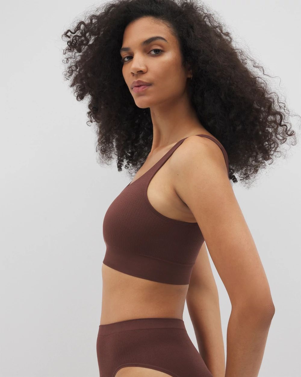 Seamless Rib Bralette click to view larger image.