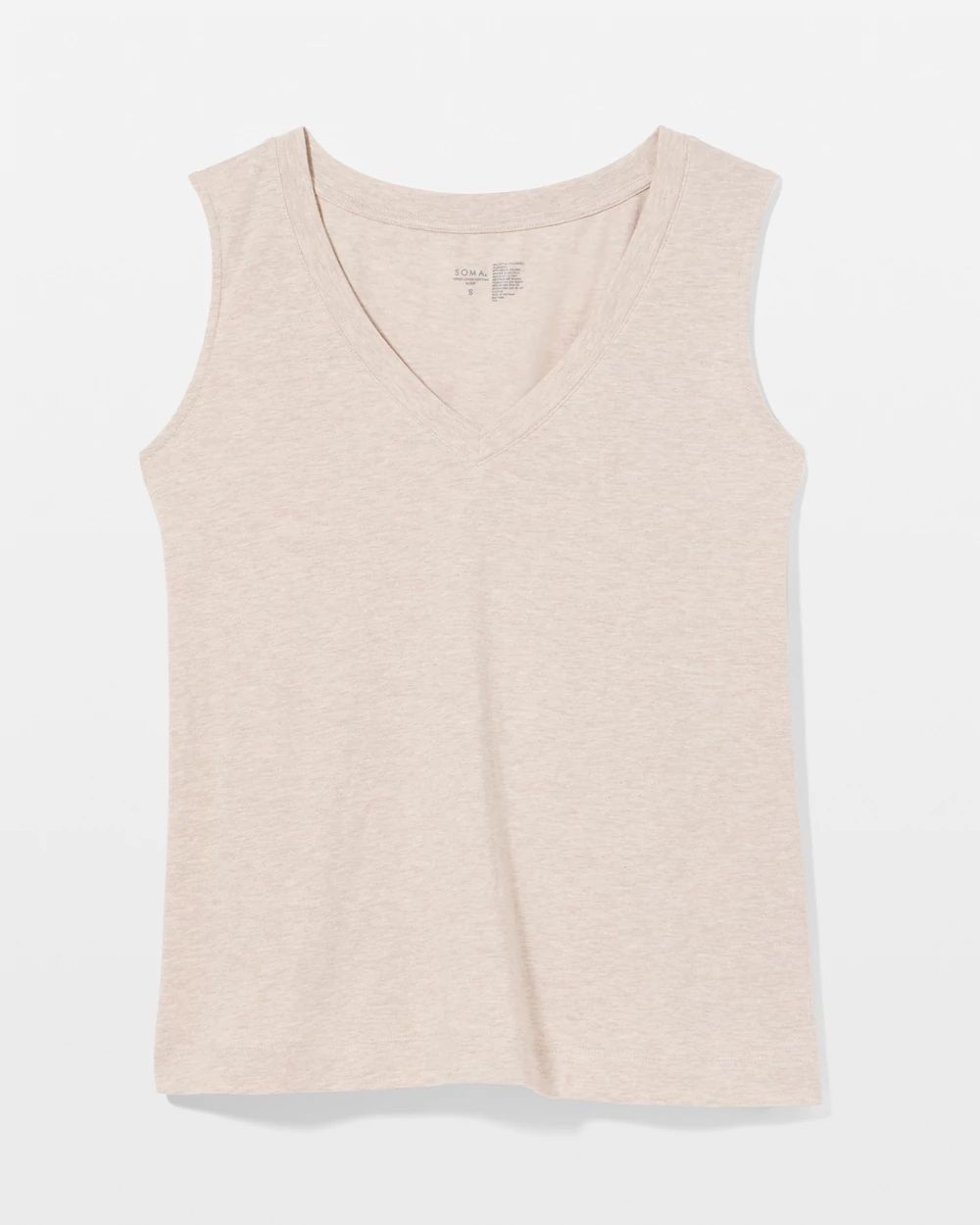 V-Neck Relaxed Fit Pajama Tank click to view larger image.